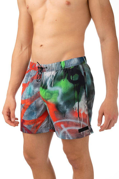 BOXER Uomo RRD con elastico  CORTO Grigio