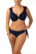 BIKINI Donna BERNE' MABEL FERRETTO Coppa DD slip coprente Blu