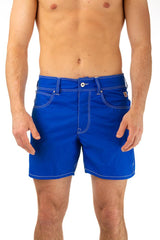 BOXER PIATTO UOMO  AZZURRO NEWBEACH 024OCEAN ROY ROGER'S 