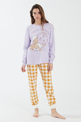 PIGIAMA DONNA  GIALLO