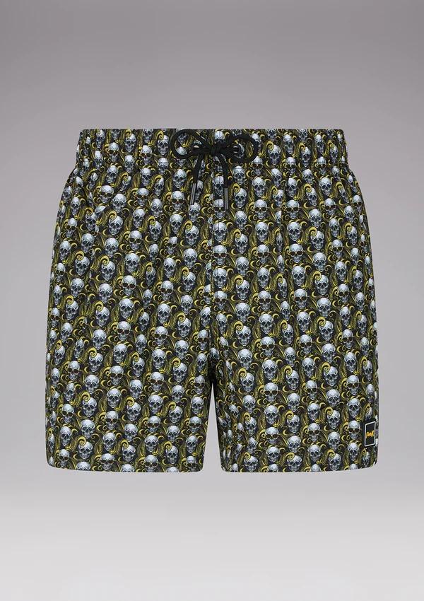 BOXER MOLLA UOMO  NERO FK232044 TESCHIO FXXK 
