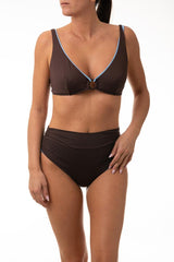BIKINI FERRETTO  COPPA C MARRONE A2531CP MOKABAIA LUISA MARIA LUGLI 
