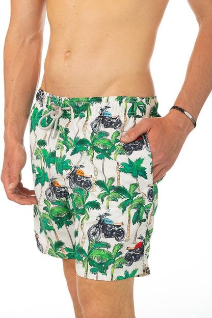 BOXER Uomo MC2 SAINT BARTH con elastico  CORTO Bianco