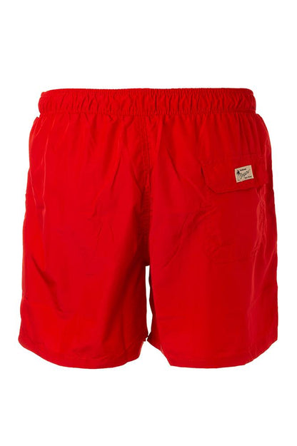 BOXER Uomo IMPURE con elastico  CORTO Rosso