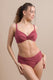 BIKINI Donna BERNE' FERRETTO Coppa E slip Alto Mattone