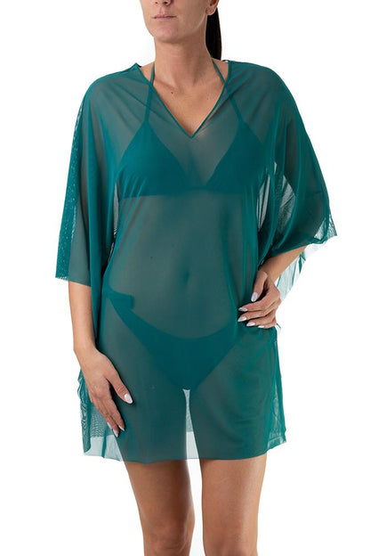 KAFTANO DONNA  VERDE CM11LO ALGA FISICO 