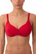 MIX REGGISENO Donna BE BEACH COPPA PREFORMATA   Rosso scuro