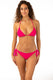 BIKINI Donna BE BEACH TRIANGOLO  slip con fiocchi Fucsia