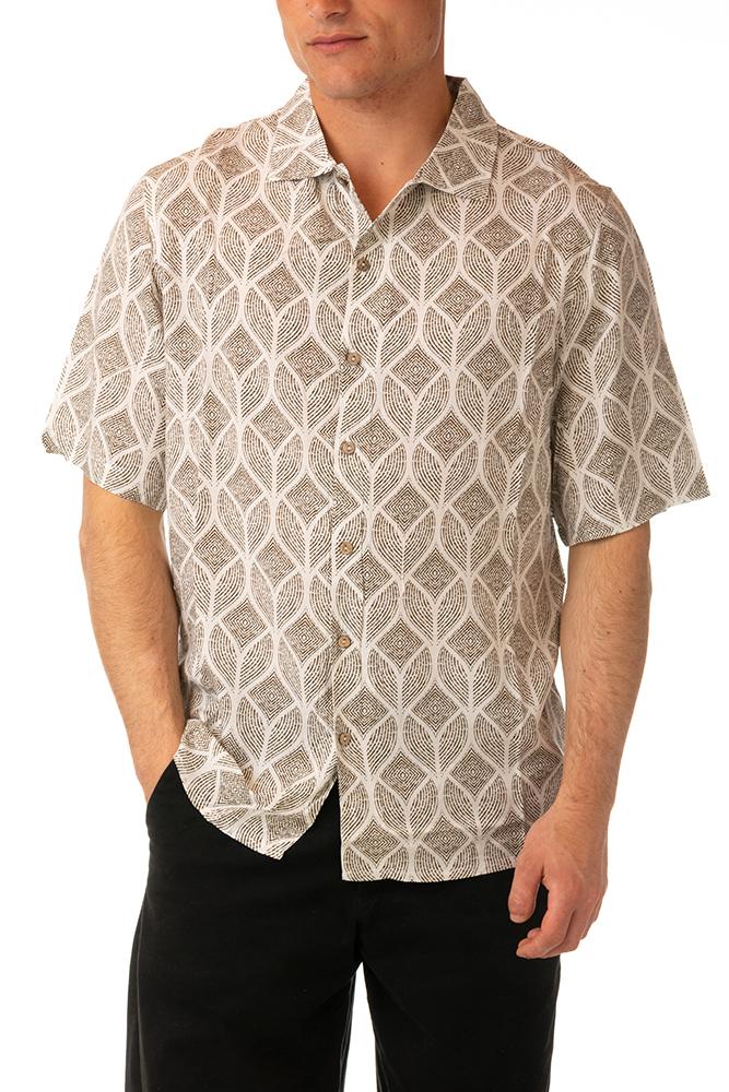 MAGLIA CAMICIA UOMO  BIANCO BWL PARGOWHITE TOOCO 