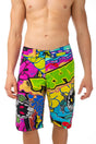 BOXER Uomo RRD senza elastico  LUNGO Giallo
