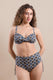 BIKINI Donna OLYMARE FERRETTO Coppa C slip Alto Blu