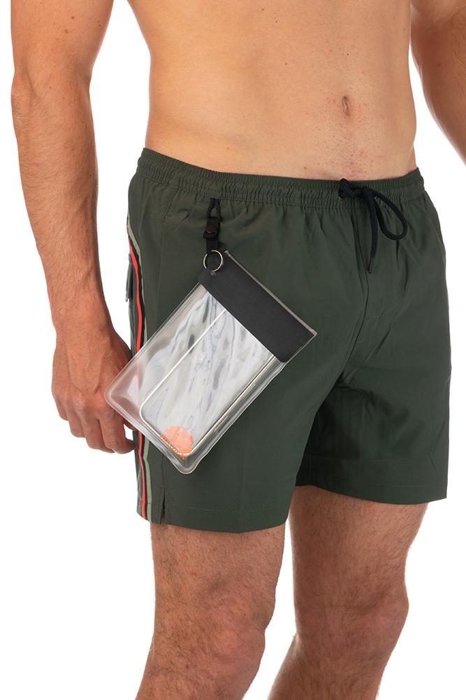 BOXER MOLLA UOMO  VERDE M909 55101 SUNDEK 