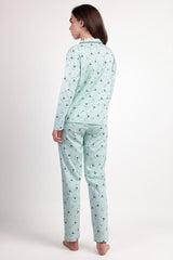 PIGIAMA DONNA AZZURRO PEANUTS 63488 ABIERTO SLEEP PEANUTS 