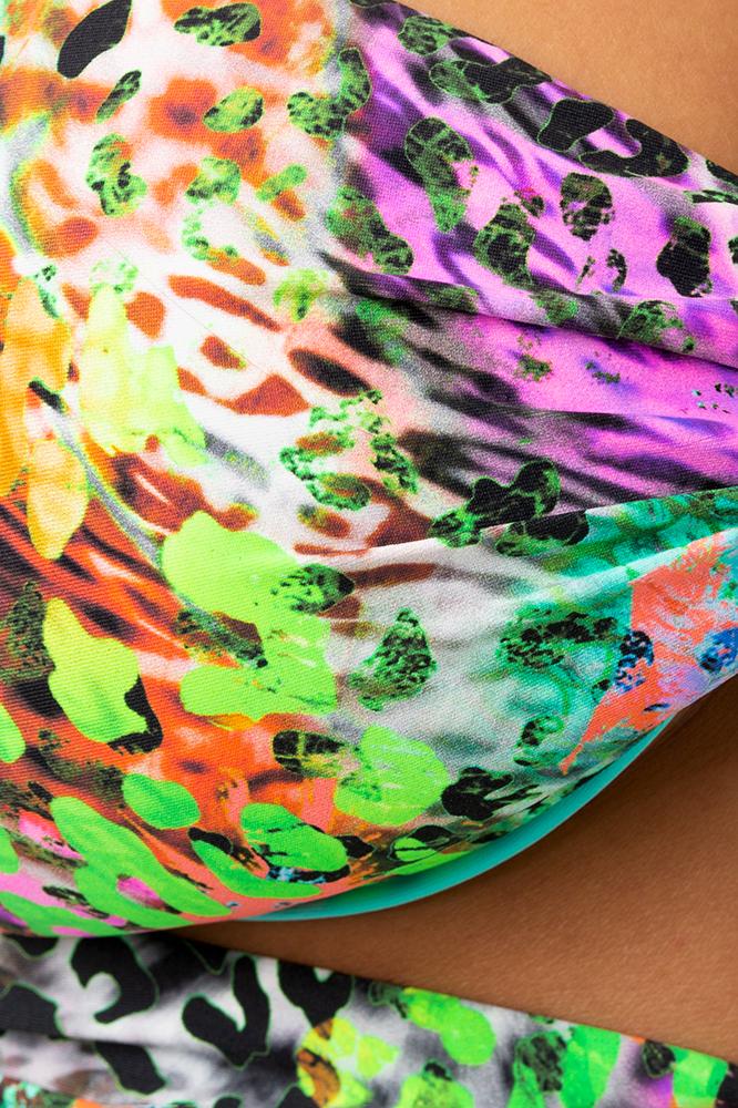 BIKINI FASCIA DONNA  ANIMALIER 787I49 N50 ANIMALIER LULI FAMA 