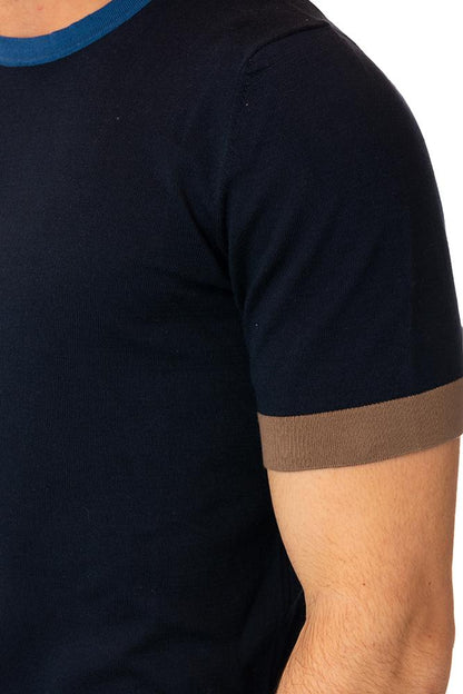 MAGLIA T-SHIRT UOMO  BLU 24104 46 BLU FERRANTE 