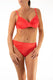 BIKINI Donna ROIDAL FERRETTO Coppa C slip coprente Corallo