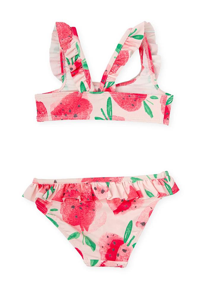BIKINI BAMBINA  ROSSO 4043 FRAGOLA TUTTO PICCOLO 