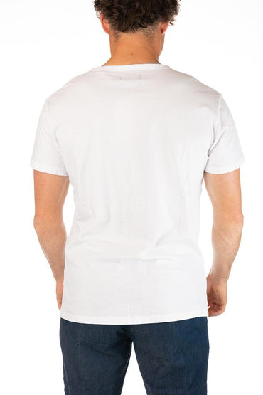 MAGLIA T-SHIRT UOMO  BIANCO LESTERJSO C24 BIANCO IMPURE 