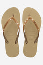 SCARPE DONNA  ORO SLIMGLITTER 9177 SANDGOLDEN HAVAIANAS 