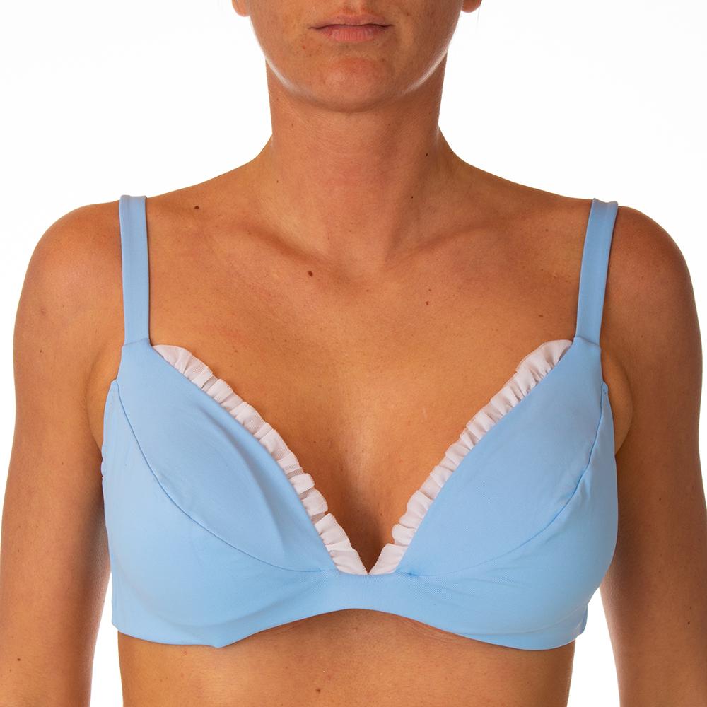 MIX REGGISENO FERRETTO DONNA  CELESTE