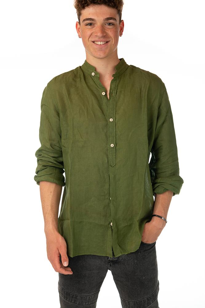 MAGLIA Uomo MC2 SAINT BARTH CAMICIA   Militare