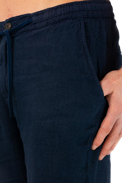 PANTALONE UOMO  BLU NAVY CHINOPORTOFINO BLU NAVY ROY ROGER'S 