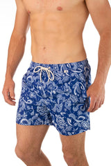 BOXER MOLLA UOMO  BLU RIVIERA BLUPAISLEY ROY ROGER'S 