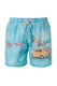 BOXER Uomo BOB con elastico  CORTO Azzurro