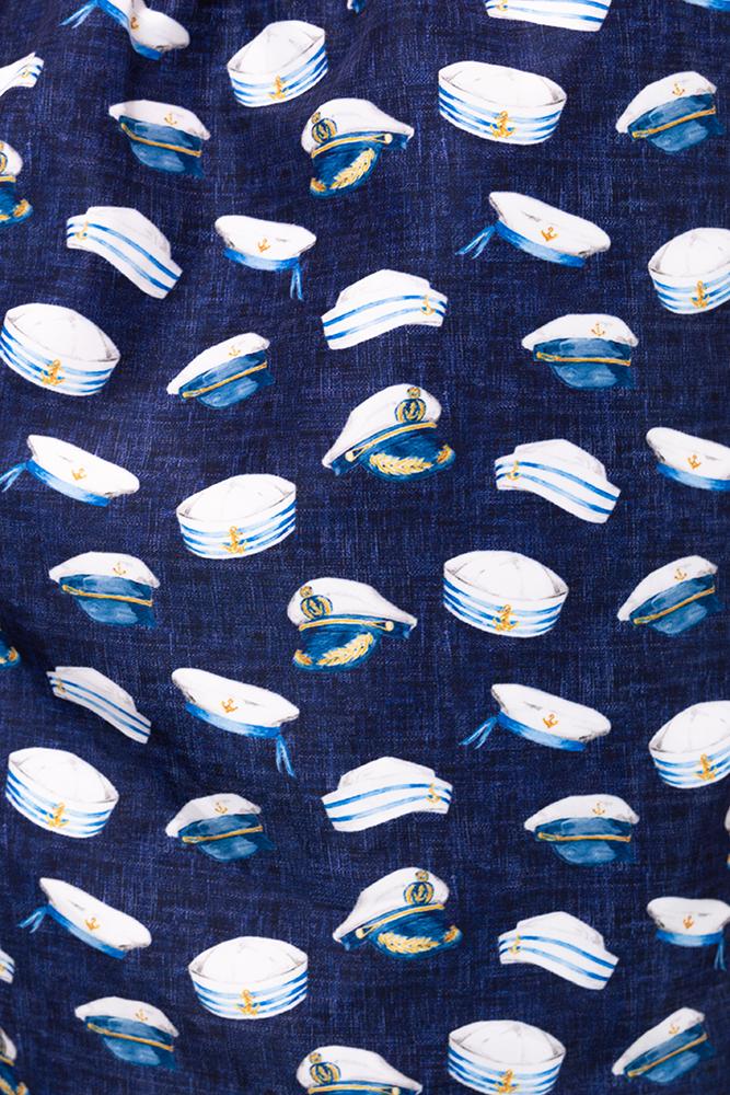 BOXER Uomo ZEY&BRA con elastico  CORTO Blu