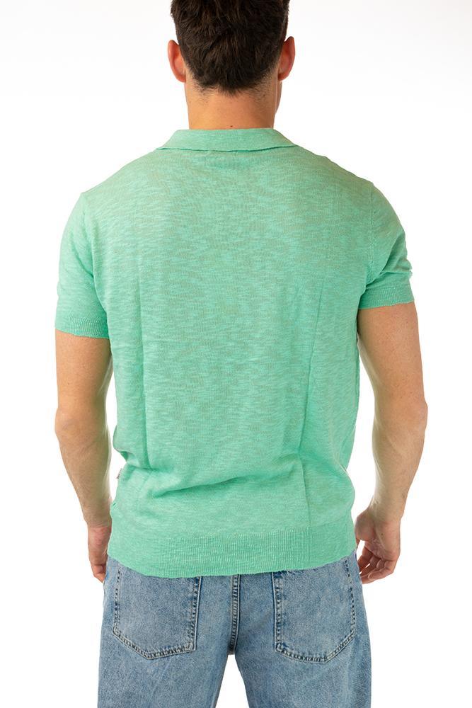 MAGLIA POLO UOMO  ACQUA