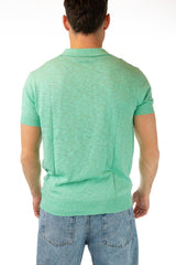 MAGLIA POLO UOMO  ACQUA