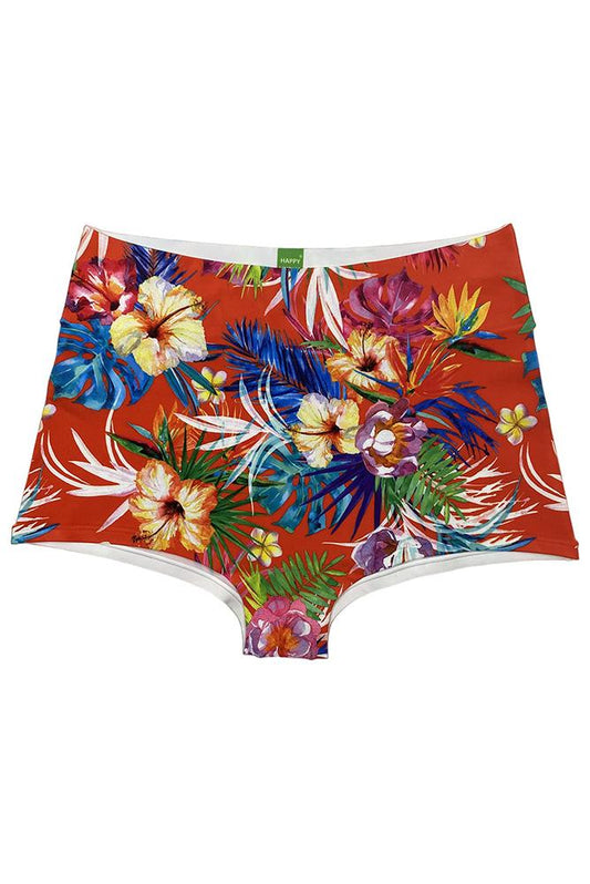 MIX SLIP DONNA  ROSSO HIGH WAIST CALIFORNIA DREAMS HAPPY UNDIES 
