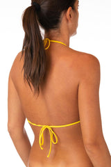 MIX REGGISENO TRIANGOLO DONNA  VERDE/GIALLO PAMY BOSCOGIALLO BE BEACH 