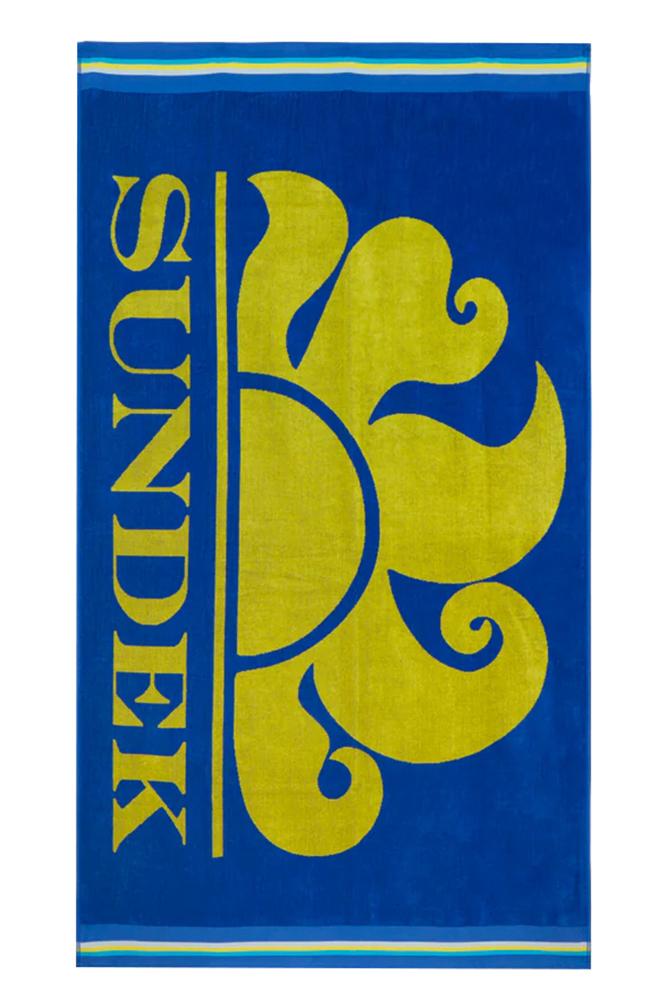 TELO MARE SPUGNA UNISEX  BLU M312 A2202 SUNDEK 