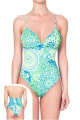 INTERO  IMBOTTITO DONNA  VERDE