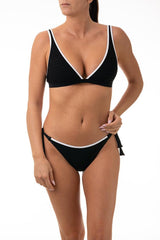BIKINI BRASSIERE DONNA  NERO DRINO DASIA MIRAMAR BANANA MOON 