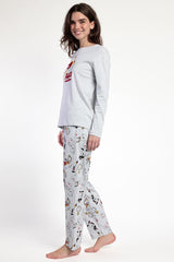 PIGIAMA DONNA GRIGIO DISNEY 63323 ALICE IN WONDERLAND DISNEY 