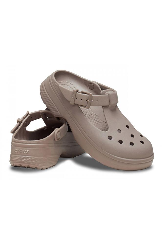SCARPE DONNA  MARRONE 210581 TAUPE CROCS 