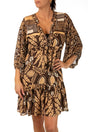 ABITO DONNA  MARRONE 74-CFE41 MARRONE VALERY 