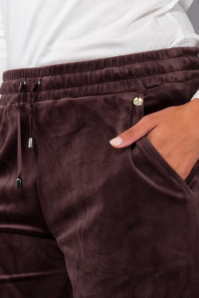 PANTALONE DONNA MARRONE CI61 DARK COFFE VERDISSIMA 