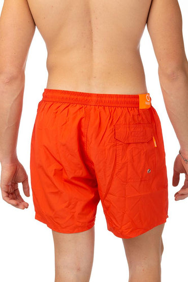 BOXER Uomo SUNS con elastico  CORTO Arancio