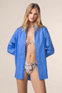 CAMICIA DONNA AZZURRA MF25-0106 SB ME FUI 