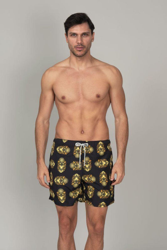 BOXER MOLLA UOMO  NERO BOXERF22 2043 FXXK 