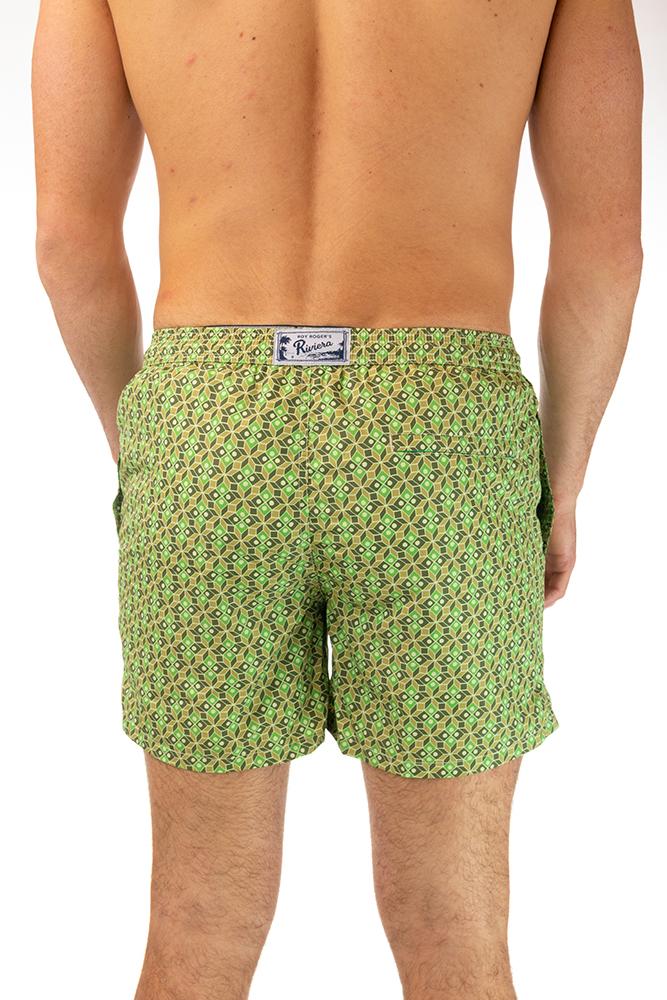 BOXER MOLLA UOMO  VERDE RIVIERA 053GEOGREEN ROY ROGER'S 