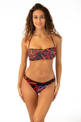 BIKINI FASCIA DONNA  GIALLO V5054S AFRO MISS BIKINI 