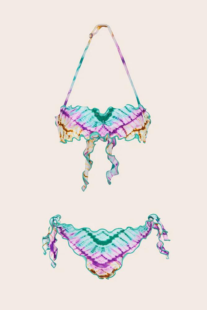 BIKINI FASCIA BAMBINA  VERDE