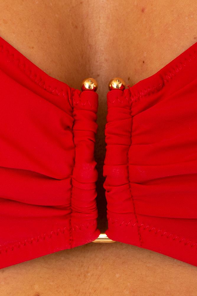 BIKINI FERRETTO DONNA  ROSSO UO18 U014 00010 VERDISSIMA 