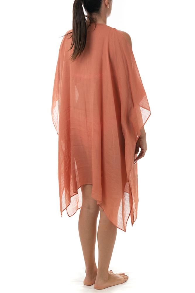 KAFTANO DONNA  ARANCIO FK82MO CANNELLA FISICO 