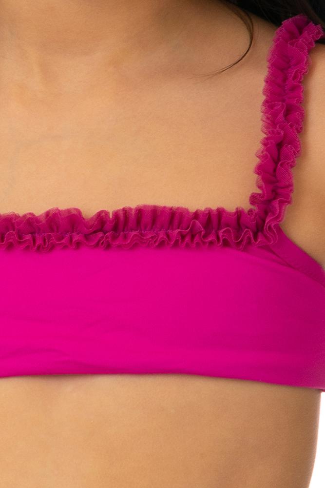 BIKINI BAMBINA BE BEACH    Ciclamino