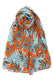 PAREO UNISEX KARAKORUM   CORTO Turchese/arancione